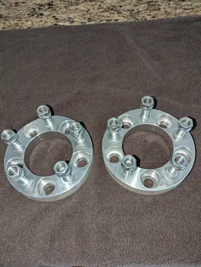 1 inch 5 Bolt 4.5 Wheel Spacers 1pr