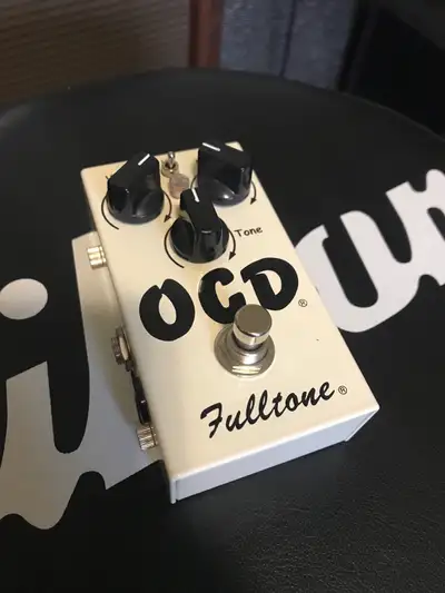 OCD pedal V1.4 has a nice warm overdriven tone that isn’t over the top thanks to the germanium diode...