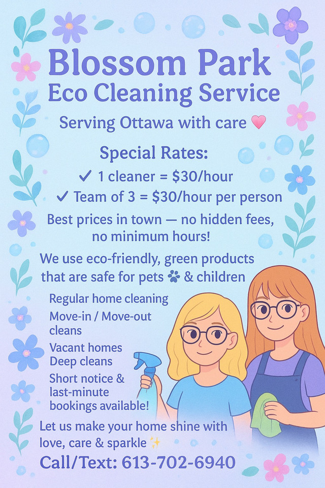 1/2 off House Cleaning! $30 an hour No hidden Fees! - Ottawa in Cleaners & Cleaning in Ottawa - Image 3
