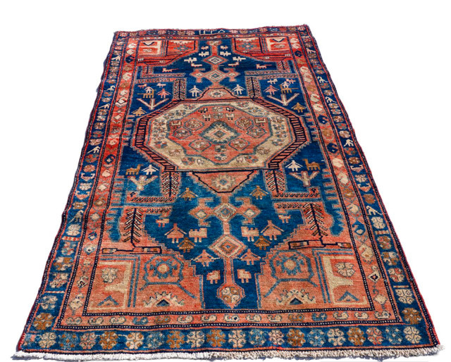 Persian Zanjan Rug hand knotted -Semi Antique- in Rugs, Carpets & Runners in City of Toronto