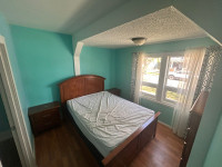 Hardwood bedroom set for sale $500