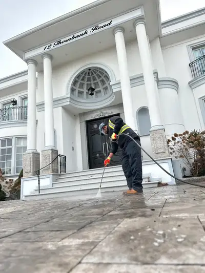Power Wash  & Driveway Interlock Seal Application, View more