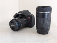 Canon Rebel EOS T7i  & Macro Lens- Like New 