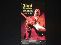 Jimi Hendrix -Live at the Isle of Wight 1970 (1996) Cassette VHS