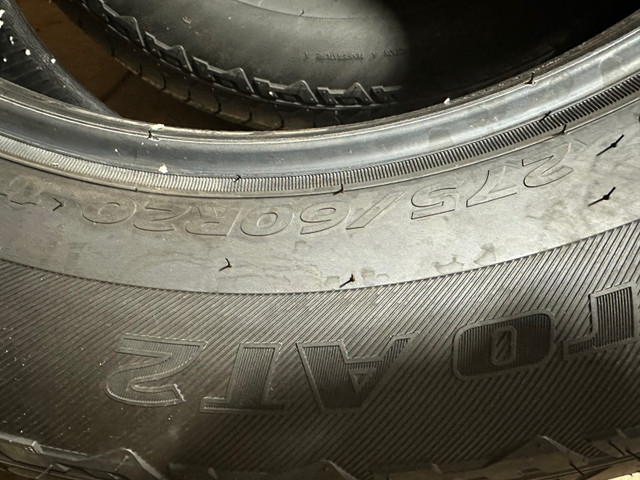 Hankook Dynapro  275 /60R/20 in Tires & Rims in Chatham-Kent - Image 3