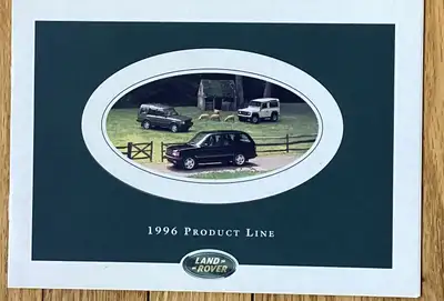 1996 LAND ROVER PRODUCT LINE BROCHURE FOR SALE, View more