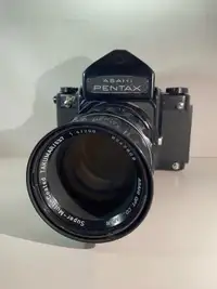Pentax 6x7 Film Camera with 200mm Lens 