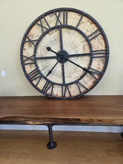 Oversized Rustic Wall Clock, View more