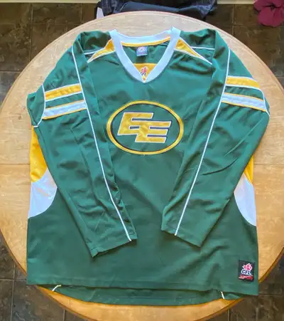 Edmonton Eskimos XXL fan jersey., View more