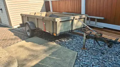4X8 Utility Trailer, newer tires, LED Lights. Bearing Buddies. VIN is registered.
