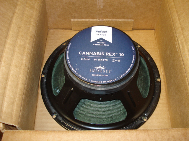 Eminence Cannabis Rex 10" hemp cone speaker in Amps & Pedals in Guelph - Image 3
