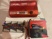 Lipo charger, 1200W power supply and parallel charging board