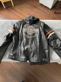 Manteau Harley Davidson en cuir xlarge