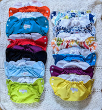 Apple Cheeks Cloth Diaper Covers and inserts