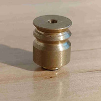 Tangospinner brass motor pulley for Rega and other turntables