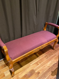 Wooden Upholstered Bench