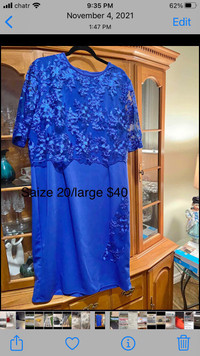 Gorgeous party dress saize 20 brand new with tag