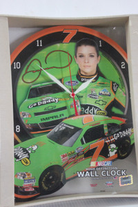 UNOPENED_NASCAR Danica Patrick Wall Clock_VIEW OTHER ADS_