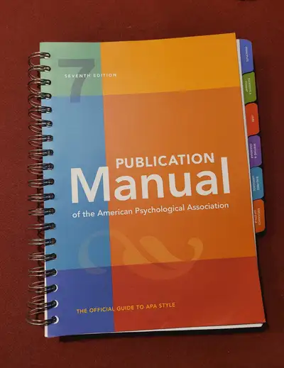 APA Publication Manual. 7th Edition, Spiral bound, View more