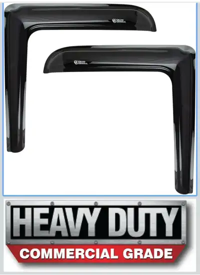 GG Grand General 99976 Side Window Vent Rain Guard Deflector Compatible with Freightliner Century, C...