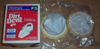 Royal Dirt Devil hand vacuum filters NEW 2 IN BOX F5 scorpian