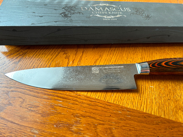 Couteau de chef Damascus VG10 dans Vaisselle et articles de cuisine  à Laval/Rive Nord - Image 4