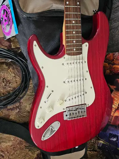 Typhoon Left Handed Electric Guitar Never Used, View more