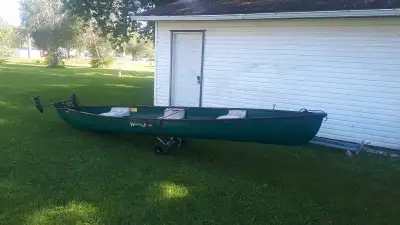 I'm selling my used Water Quest canoe, complete with a Minn Kota electric motor and battery, perfect...