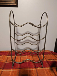 Wrought Iron Wine Rack (Table Top ) Holds 8 bottles