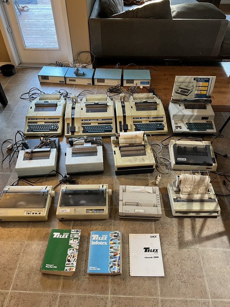 Alberta - Large Batch of Teletype Machines:$1,000 | Vintage Computer ...