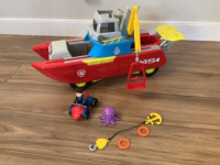Paw Patrol Sea Patroller transforming vehicle with accessories