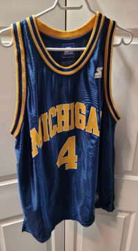 Michigan Wolverines Starters Chris Webber jersey