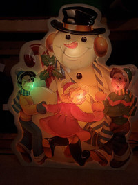 Vintage NOMA Santa Claus Light Decoration WORKING