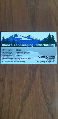 Alaska Landscaping and Interlocking