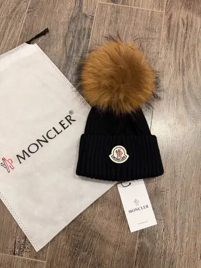 Kids Pom Pom designers hat black, View more