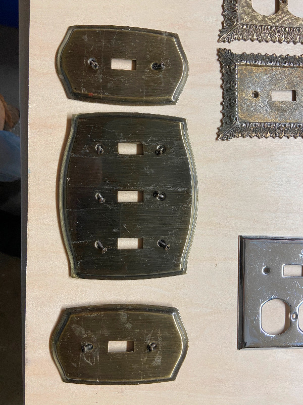 Antique cover plates for switches and receptacles in Electrical in Markham / York Region - Image 3