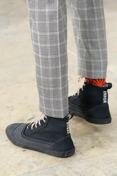 Lanvin Mens Error mid-top Sneakers Black USED, View more