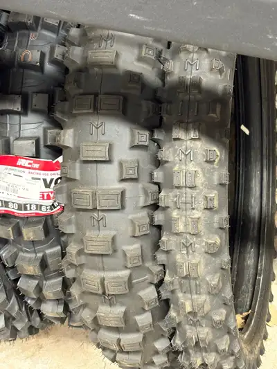0hr Michelin Enduro medium tires, oem take offs from a 2025 140/80-18 90/90-21 $225 for the pair Ple...