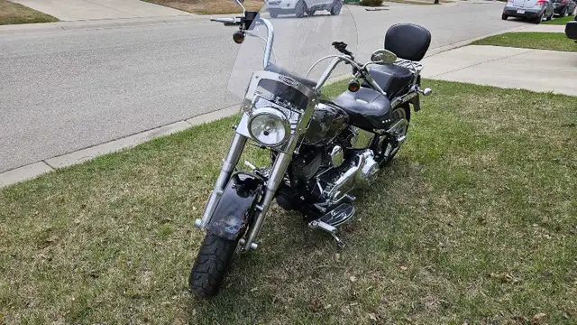 2008 Harley-Davidson Fat Boy FLSTF in Street, Cruisers & Choppers in Calgary - Image 4
