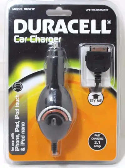 Duracell Car Charger Model DU5212 New, View more