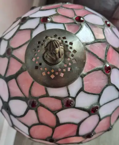 stained glass table lamp, View more