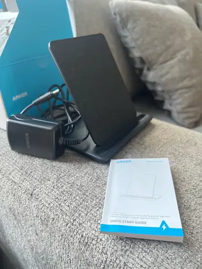 Wireless Charging Dock for Kindle & Phones, View more