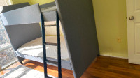 Bunk bed with matresses 250$ in very good condition