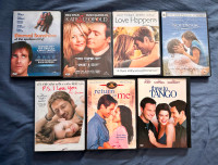 7 Romance Movies on DVD $5 Each Your Choice - Like New