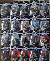 Star Wars The Saga Collection Complete Set of Basic Figures 3.75