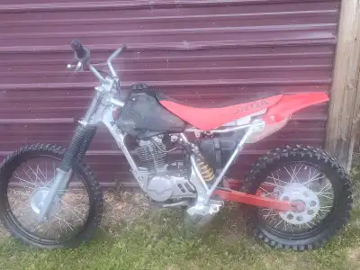 This used Honda xr 100 selling for Parts only. Carb kit done. There are Missing parts. We don't know...