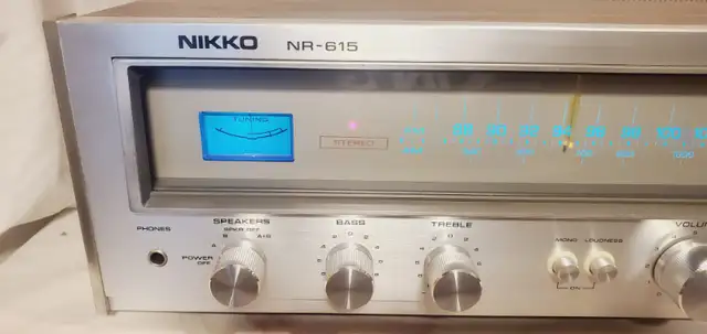 stereo   Vintage NIkko  Receiver Model NR-615  30watts/ch in Stereo Systems & Home Theatre in Mississauga / Peel Region - Image 3
