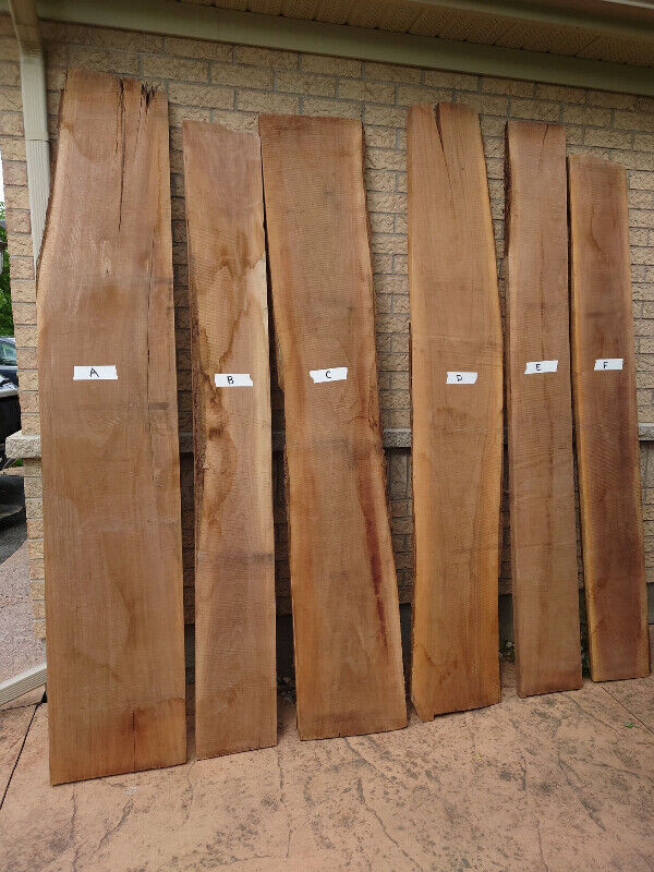 Walnut lumber. Rough cut. Mostly live edge. 6/4 and 8/4 thick. in Other in Ottawa