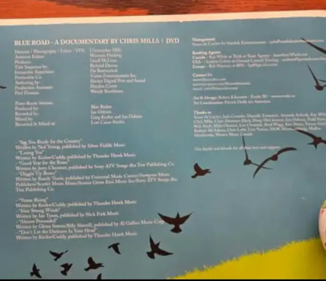 !VERY RARE! BAND AUTOGRAPHED Blue Rodeo Blue Road Live Album '08 in Arts & Collectibles in Edmonton - Image 8