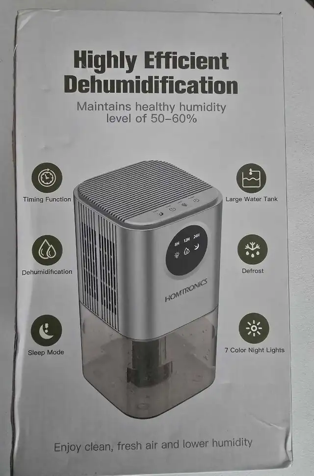 Homtronics Dehumidifier 537090689535856642